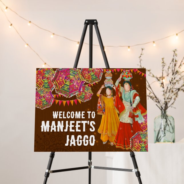 Jago Welcome sign as Welcome to Jaggo signboard (In Situ (Stand))