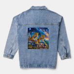 Jags and Stars Design By Rich AMeN Gill Denim Jacket