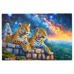 Jags and Stars Design By Rich AMeN Gill Metal Print