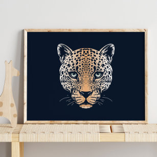 Jaguar   Amazon Wall Print for Boys Room