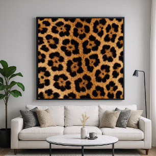 Jaguar Animal Fur Pattern Poster
