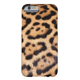 Jaguar Animal Pattern Faux Fur Barely There iPhone 6 Case