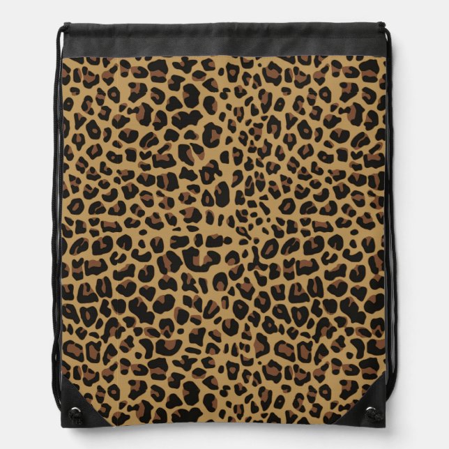 Jaguar Animal Print Backpack (Front)
