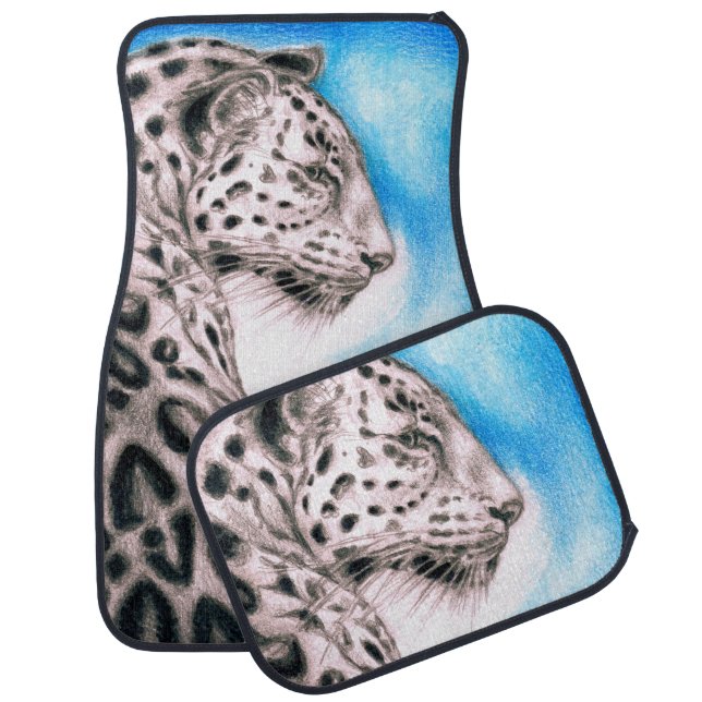 Jaguar Art Car Mat (Set)