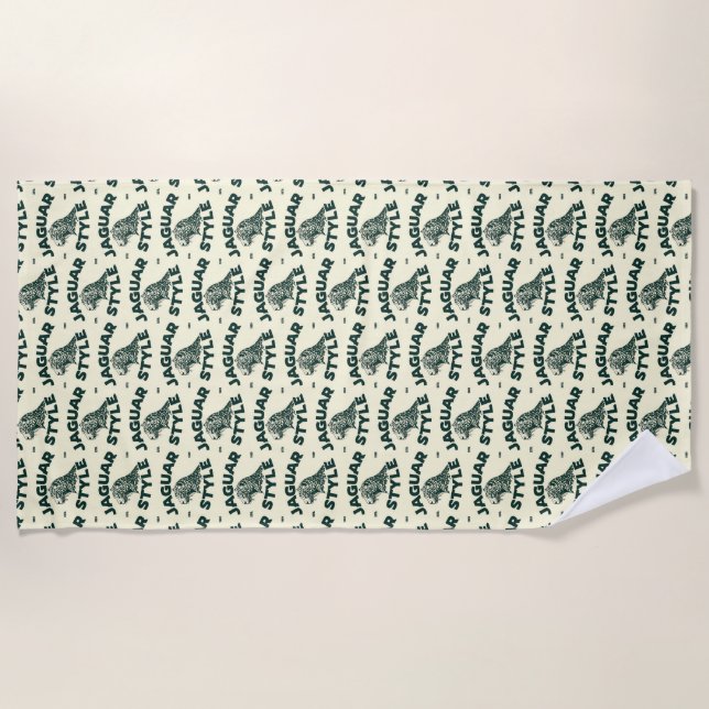 Jaguar Beach Towel (Front)