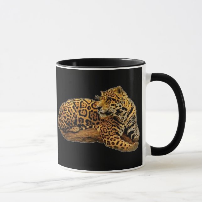 Jaguar Black Mug (Right)