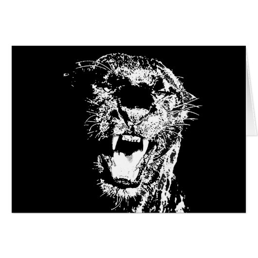 Jaguar - Black Panther Cards (Front Horizontal)