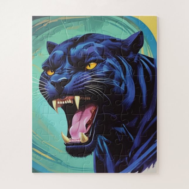 Jaguar - Black Panther  Jigsaw Puzzle (Vertical)
