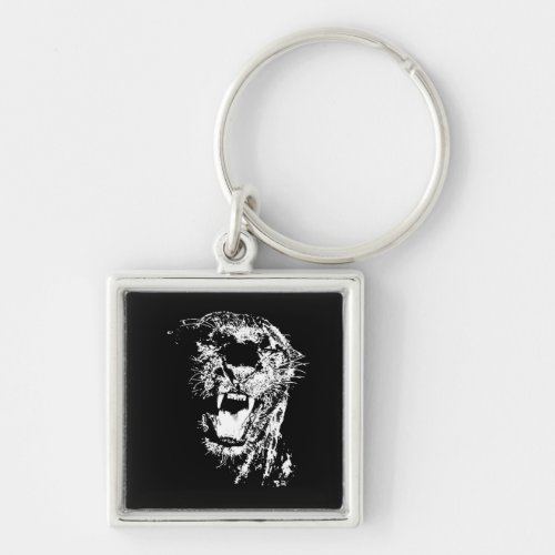 Jaguar _ Black Panther Keychain