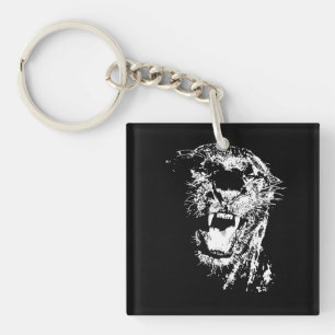 Jaguar - Black Panther Keychain