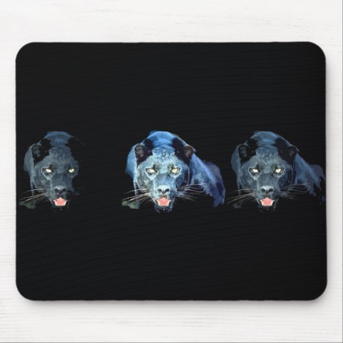 Jaguar _ Black Panther Mouse Pad