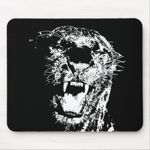 Jaguar _ Black Panther Mouse Pad