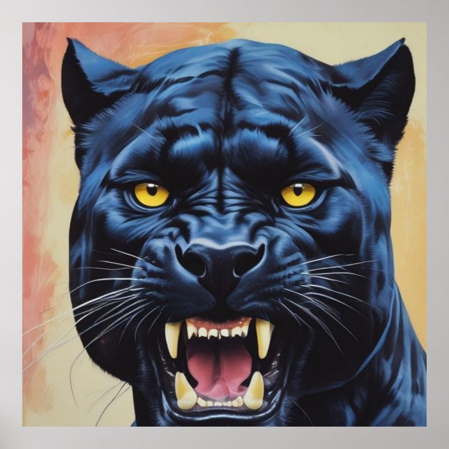 Jaguar - Black Panther  Poster (Front)