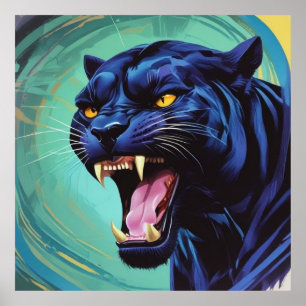 Jaguar - Black Panther Poster