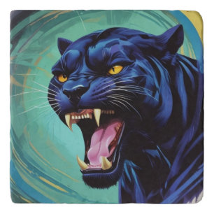 Jaguar - Black Panther  Trivet