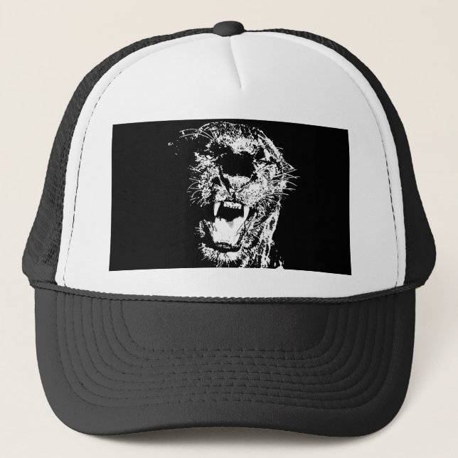 Jaguar - Black Panther Trucker Hat (Front)