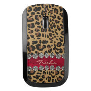Jaguar Bling Girly Wireless Mouse at Zazzle