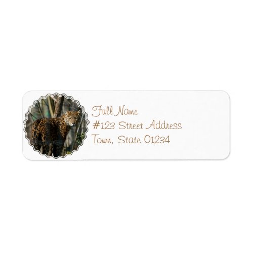 Jaguar Cat Return Address Label