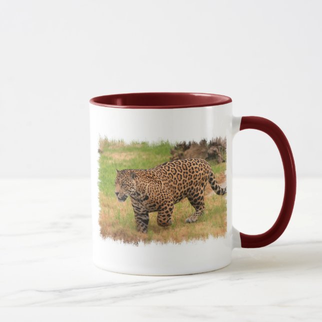 Jaguar Ceramic Coffee Mug (Right)