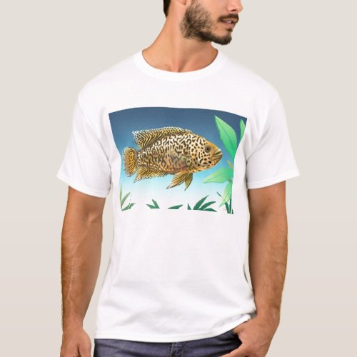 Jaguar Cichlid Managuense T_Shirt