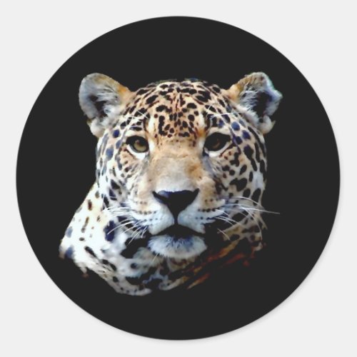 Jaguar Classic Round Sticker