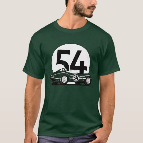 Jaguar d_type t_shirt