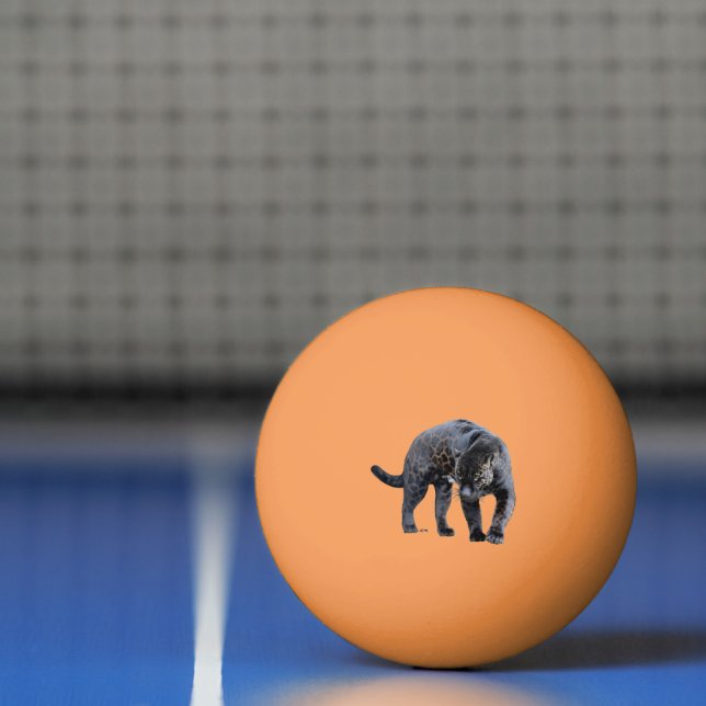 Jaguar Diablo 3 star orange ping pong ball (Net)