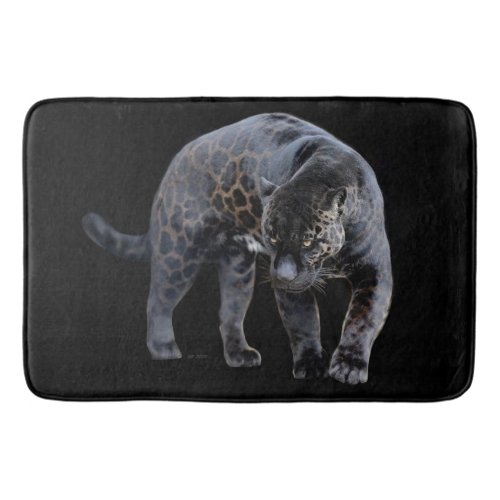 Jaguar Diablo black bath mat