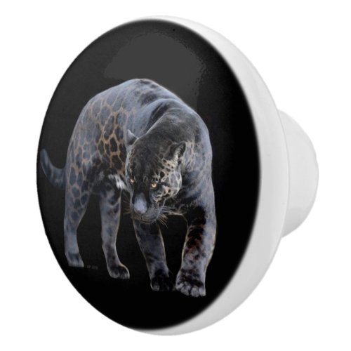Jaguar Diablo black ceramic knob