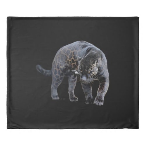 Jaguar Diablo black king duvet cover