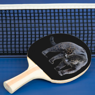 Jaguar Diablo black ping pong paddle
