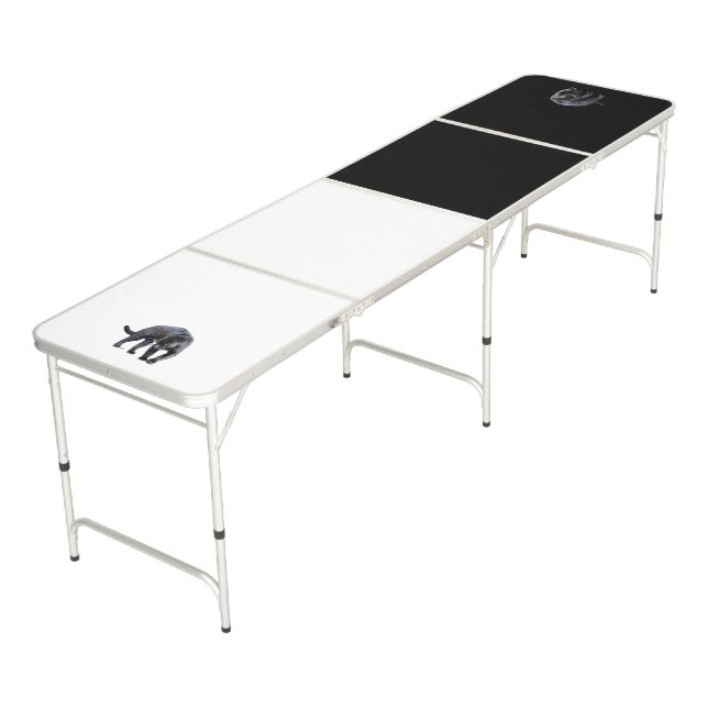 Jaguar Diablo black vs white ping pong table (Angled)