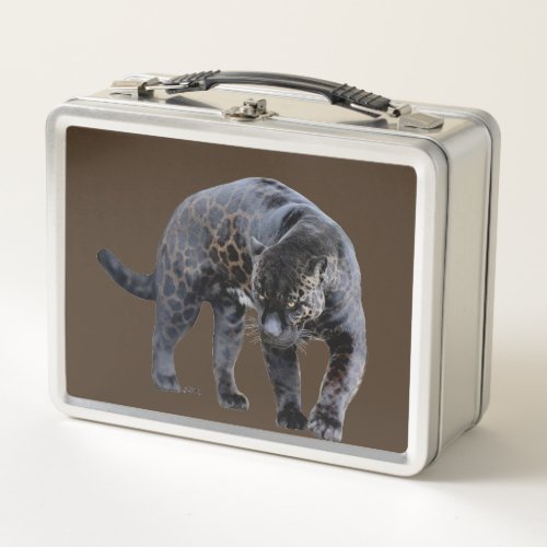 Jaguar Diablo brown stainless lunchbox