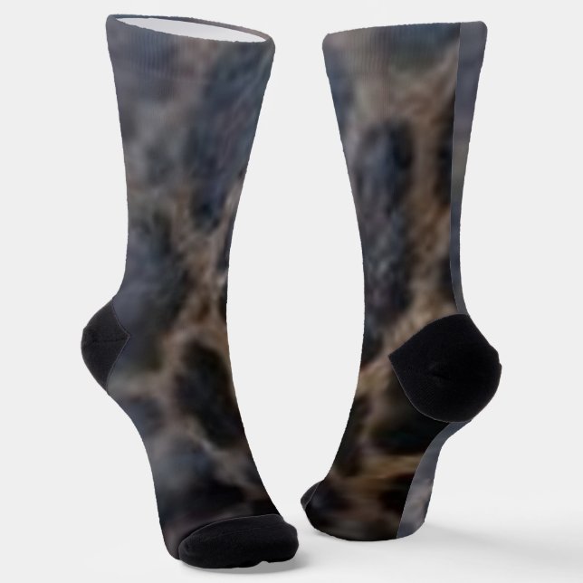 Jaguar Diablo closeup premium socks (Angled)