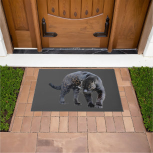 Jaguar Diablo gray doormat
