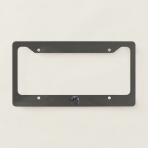 Jaguar Diablo gray license plate frame