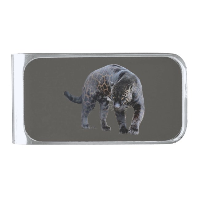 Jaguar Diablo gray money clip (Front)