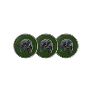 Jaguar Diablo green golf ball markers