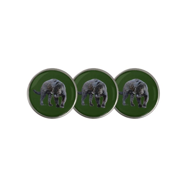 Jaguar Diablo green golf ball markers (3 Up)