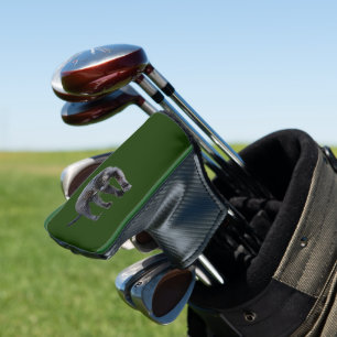 Jaguar Diablo green golf club putter cover