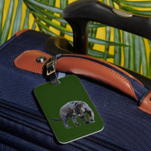 Jaguar Diablo green luggage tag