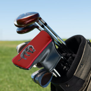 Jaguar Diablo red golf club putter cover