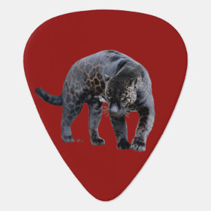 Jaguar Diablo red guitar pick