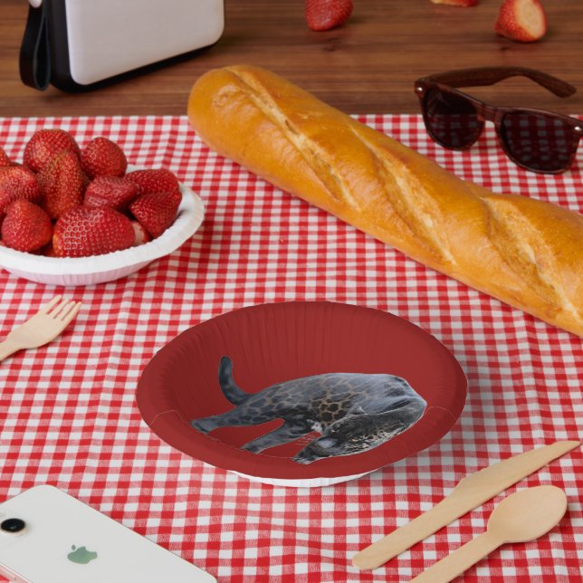 Jaguar Diablo red paper bowls (Picnic)