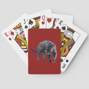 Jaguar Diablo red Poker playing cards