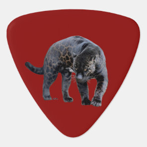 Jaguar Diablo red triangle guitar pick