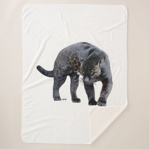 Jaguar Diablo sherpa blanket