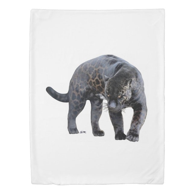 Jaguar Diablo twin duvet cover (Front)