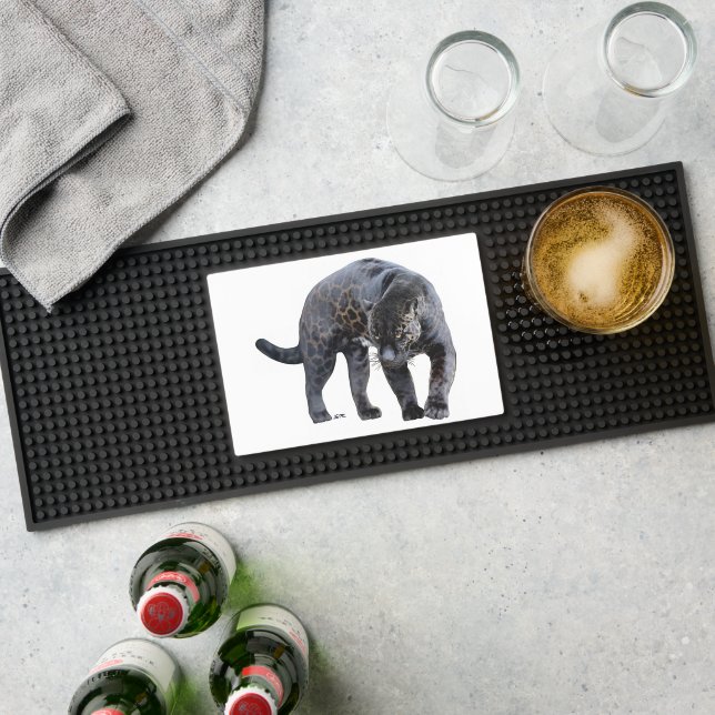 Jaguar Diablo white bar mat (Insitu (Bar 1))