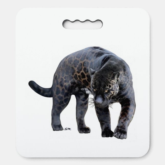 Jaguar Diablo white stadium cushion (Front Vertical)